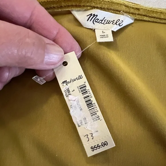 Madewell Gold top - Picture 6 of 8